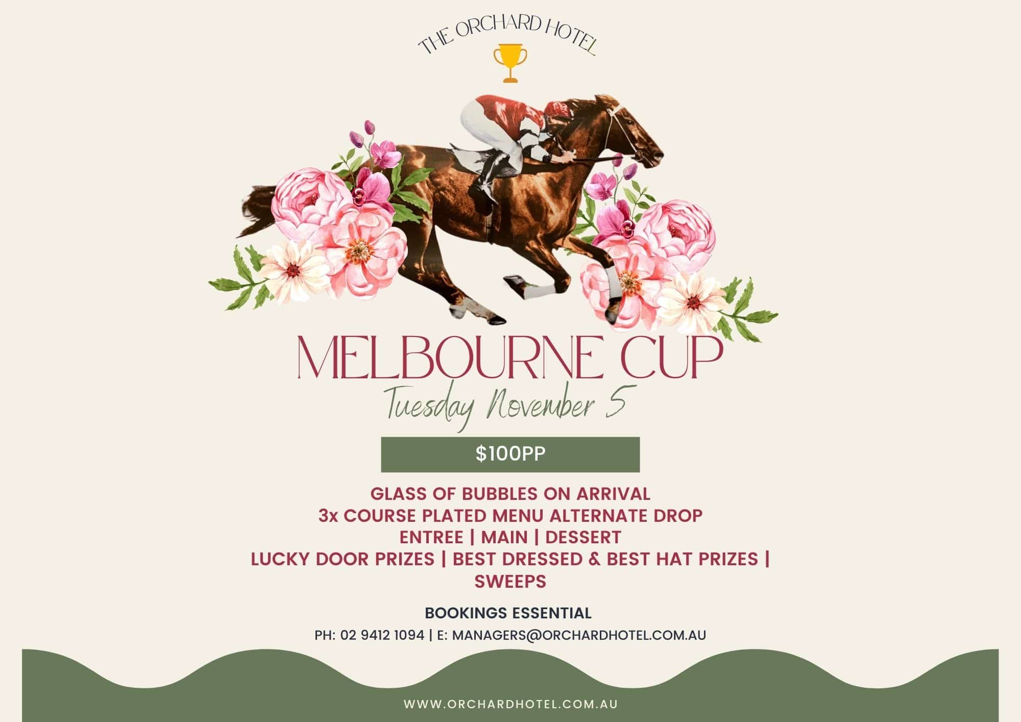 2024 Melbourne Cup Lunch (a4 (landscape)