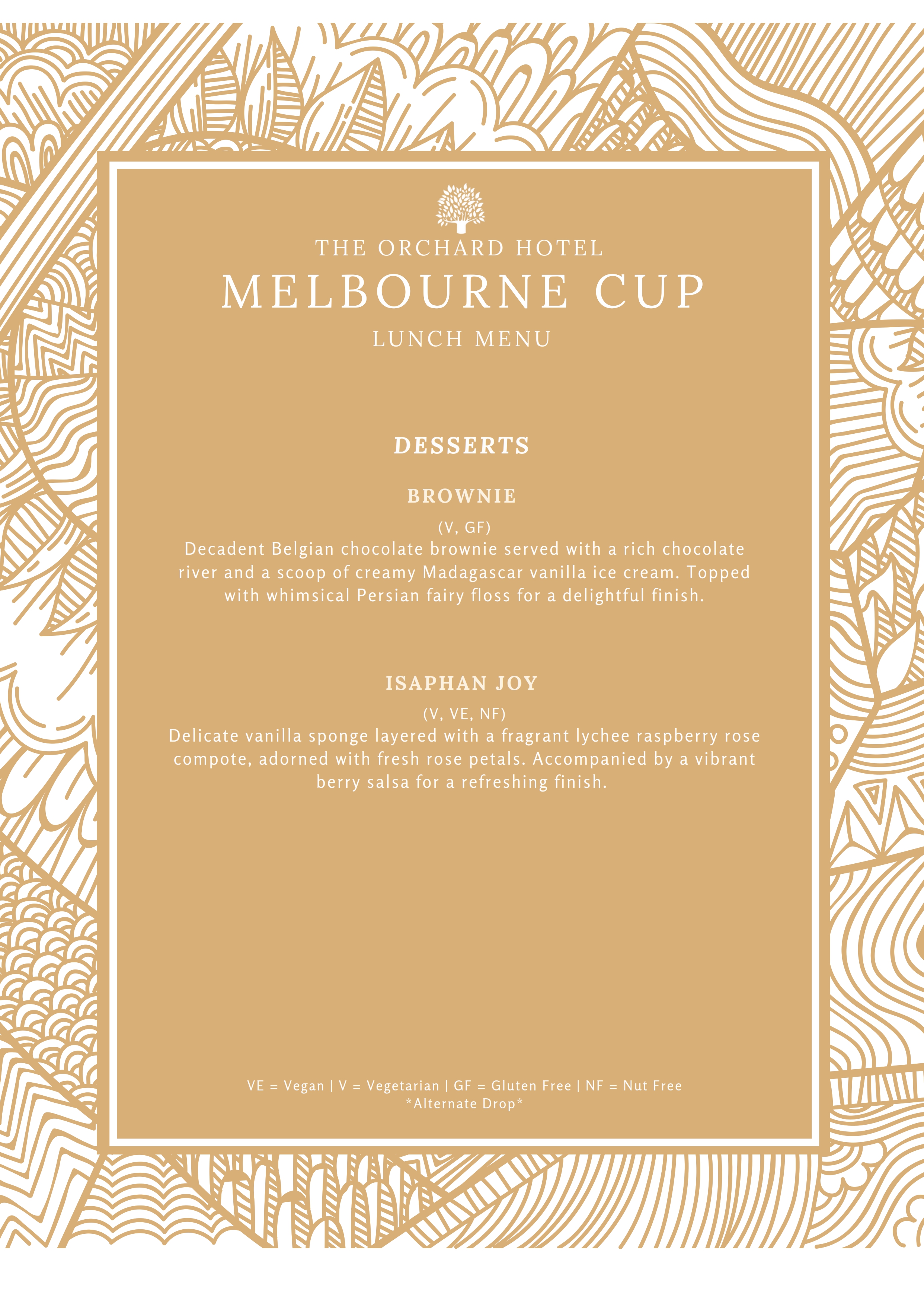 Melbourne Fuction 2024 Menu 002